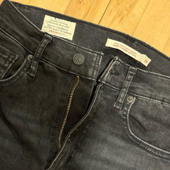 MILE HIGH SUPER SKINNY WOMEN'S LEVIS JEANS - Picture 4 of 5